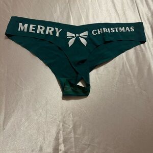 Green Merry Christmas Panties